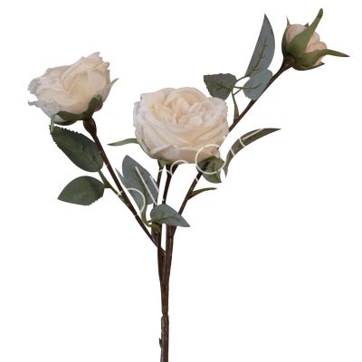 Bloementak met rozen wit 51cm