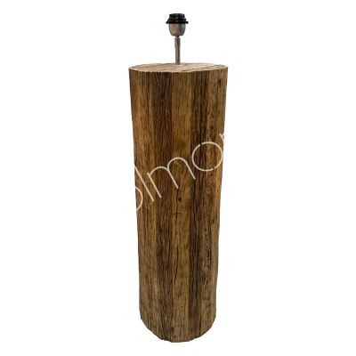 Staande lamp gerecycled hout naturel 25x25x105