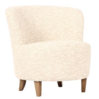 Fauteuil beige gemengd 68x71x74