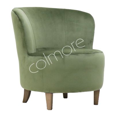 Fauteuil groen fluweel 68x71x74