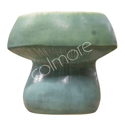 Pot champignon duo groen keramiek 32x31x27