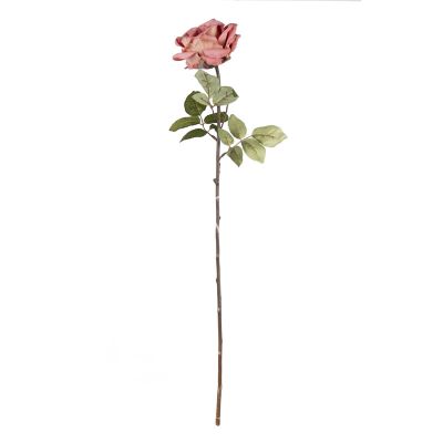Bloem roos roze 76cm